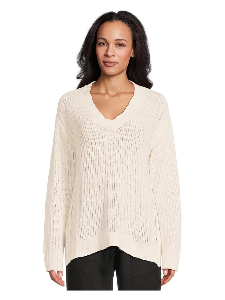 Женский свитер Tommy Bahama Malibu Chenille V-neck — изображение 1 из 5, кокос