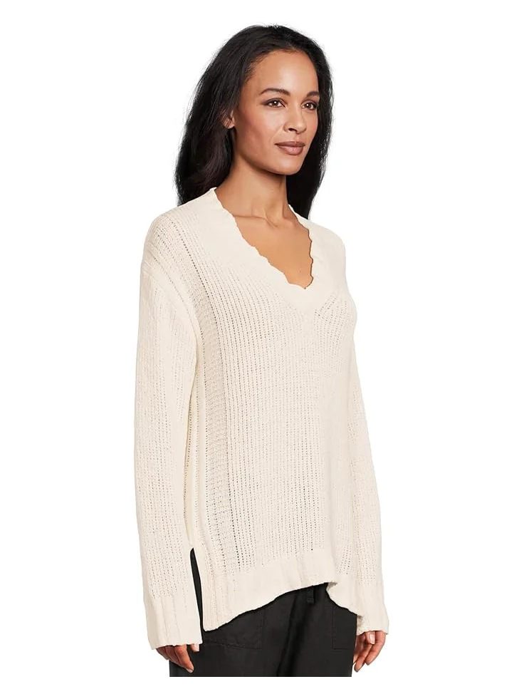 Женский свитер Tommy Bahama Malibu Chenille V-neck — изображение 2 из 5, кокос