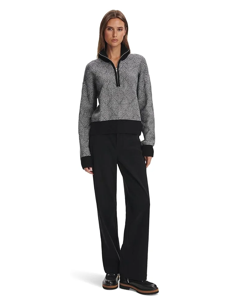Женский свитер Varley Aldridge 1/2 Zip Knit — изображение 4 из 4, черный
