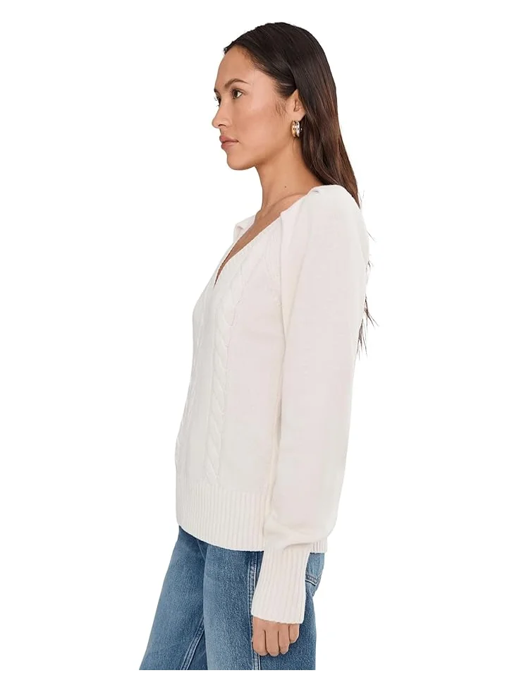 Женский свитер Madewell Femme V-Neck Carlia — изображение 3 из 5, арктический