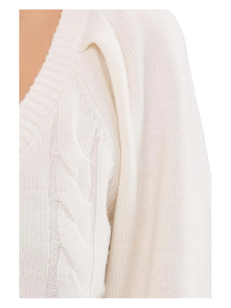 Женский свитер Madewell Femme V-Neck Carlia — изображение 5 из 5, арктический