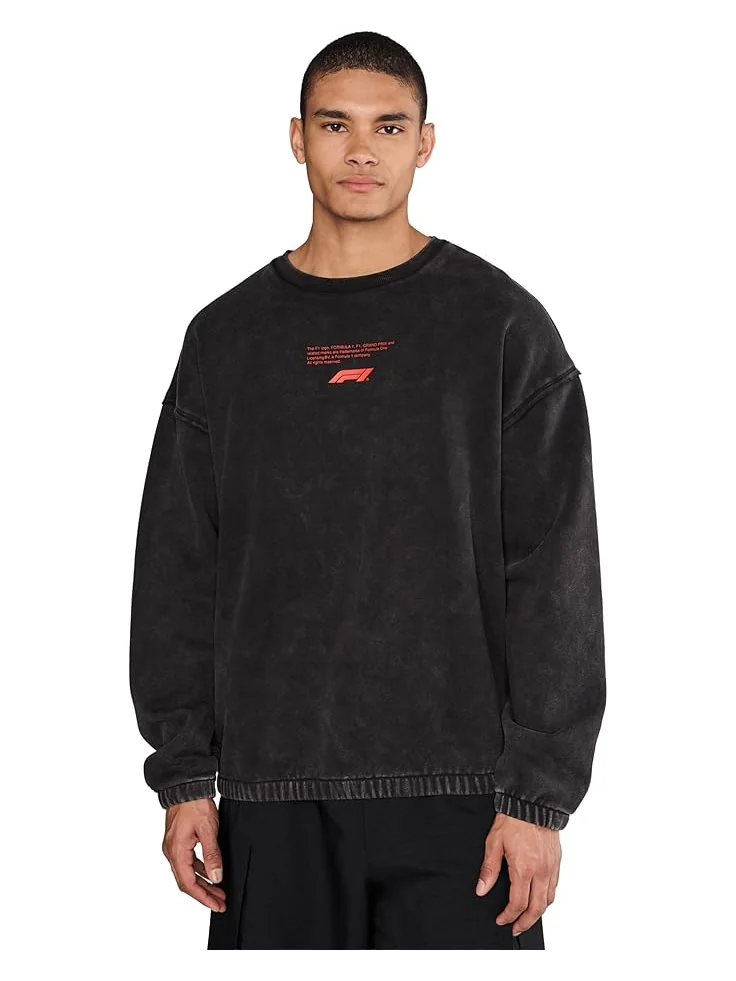 Мужской худи PUMA Formula 1 Sportswear Crew Fleece — изображение 1 из 5, черный