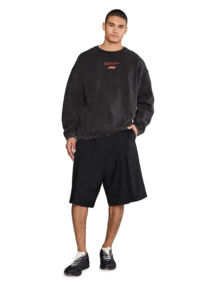 Мужской худи PUMA Formula 1 Sportswear Crew Fleece — изображение 2 из 5, черный