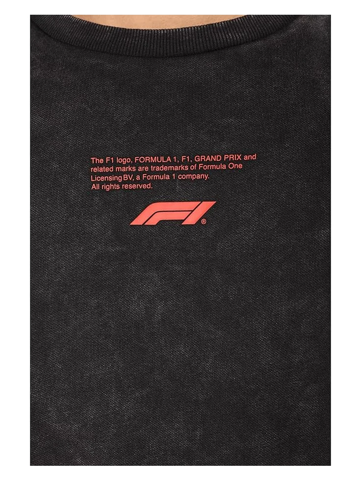 Мужской худи PUMA Formula 1 Sportswear Crew Fleece — изображение 5 из 5, черный