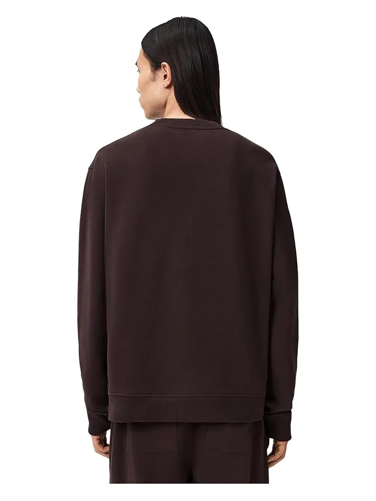 Мужской худи AllSaints Asher — изображение 2 из 4, коричневый
