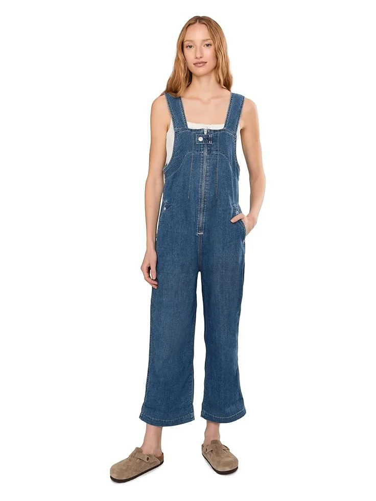Женские брюки Free People Jude One-Piece — изображение 1 из 5, индиго