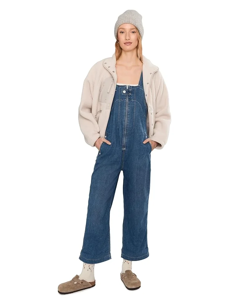 Женские брюки Free People Jude One-Piece — изображение 2 из 5, индиго
