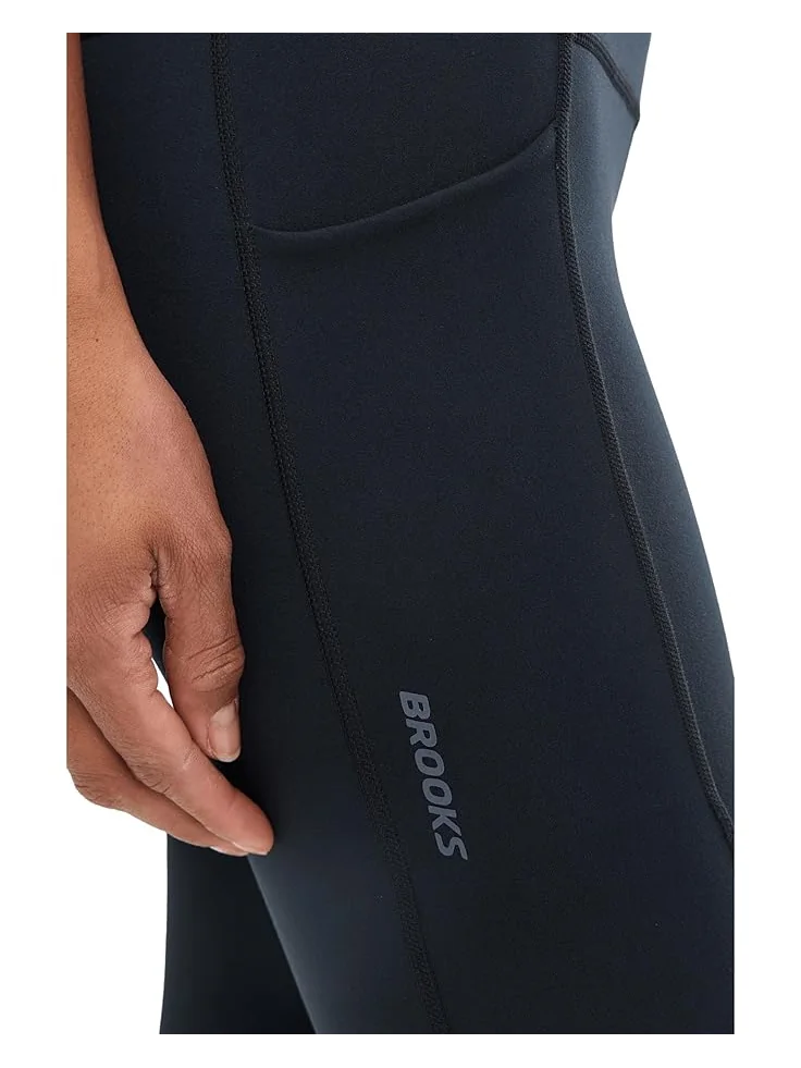 Женские брюки Brooks Chaser 7/8 — изображение 5 из 5, черный