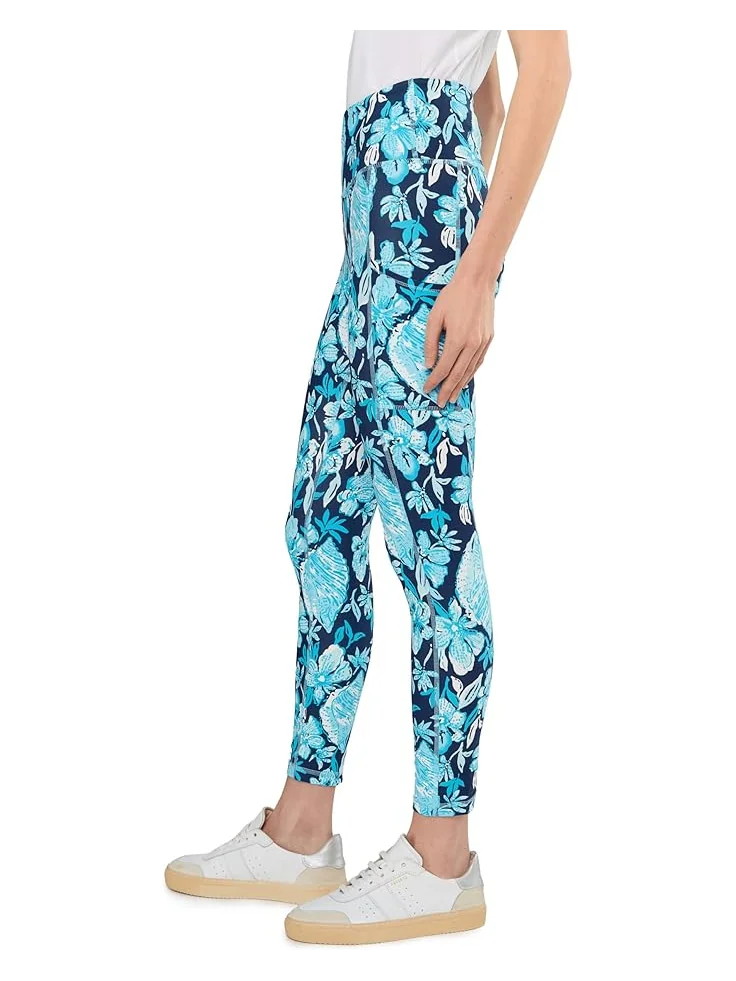 Женские брюки-миди с высокой талией Lilly Pulitzer Weekender — изображение 3 из 5, темно-синий