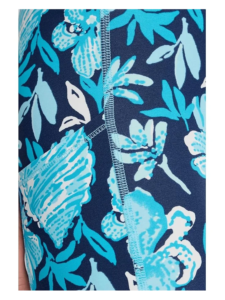 Женские брюки-миди с высокой талией Lilly Pulitzer Weekender — изображение 5 из 5, темно-синий
