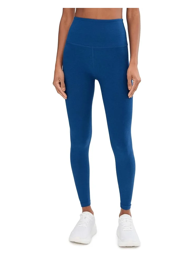 Женские леггинсы Beyond Yoga Spacedye Caught In The Midi High-Waisted — изображение 1 из 5, синий