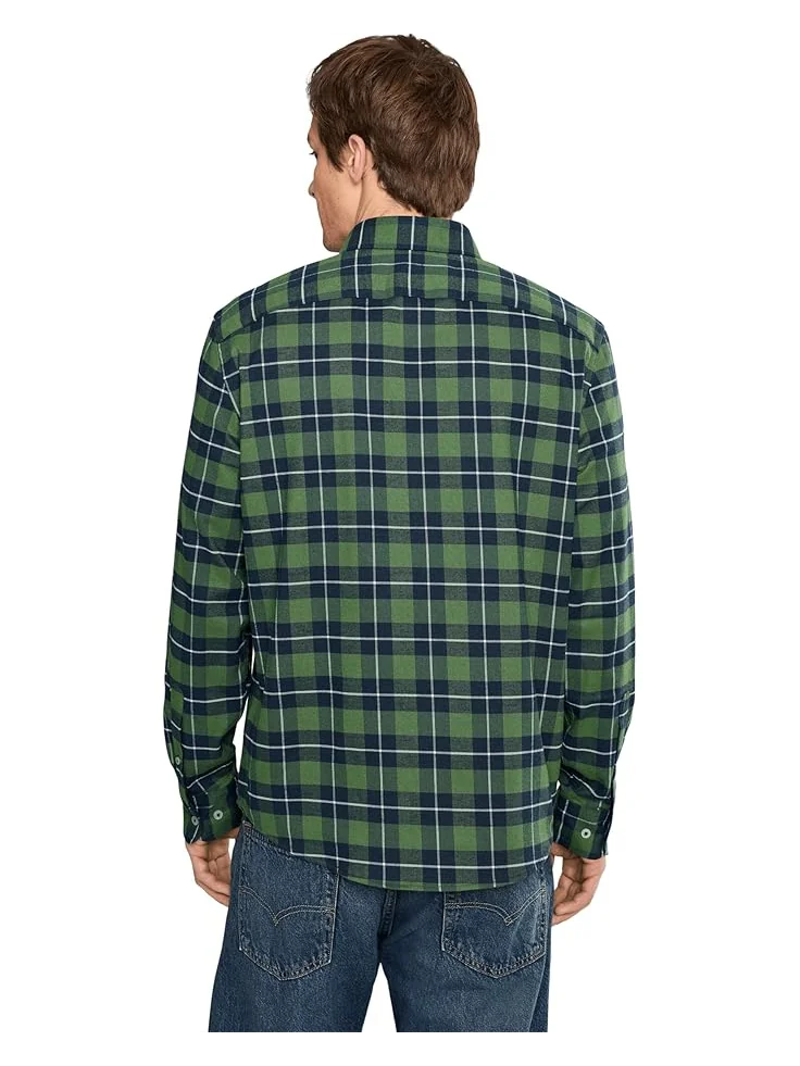 Мужская рубашка UNTUCKit Performance Flannel Brightlake — изображение 4 из 5, зеленый