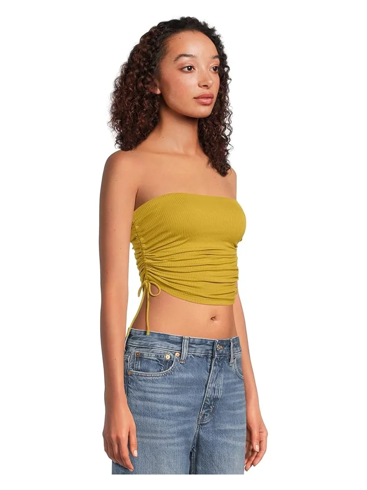 Женский топ UGG Emilia Bandeau Top Rib — изображение 2 из 5, яркий оливковый