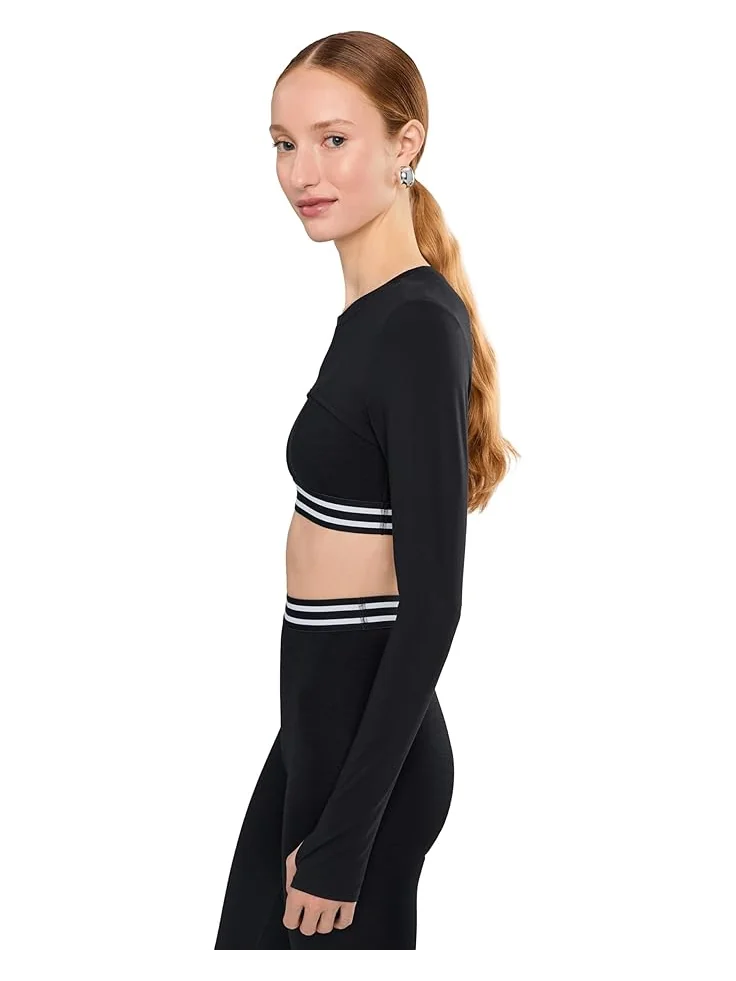 Женский топ Splits59 Amelia Airweight Lite Shrug — изображение 3 из 5, черный