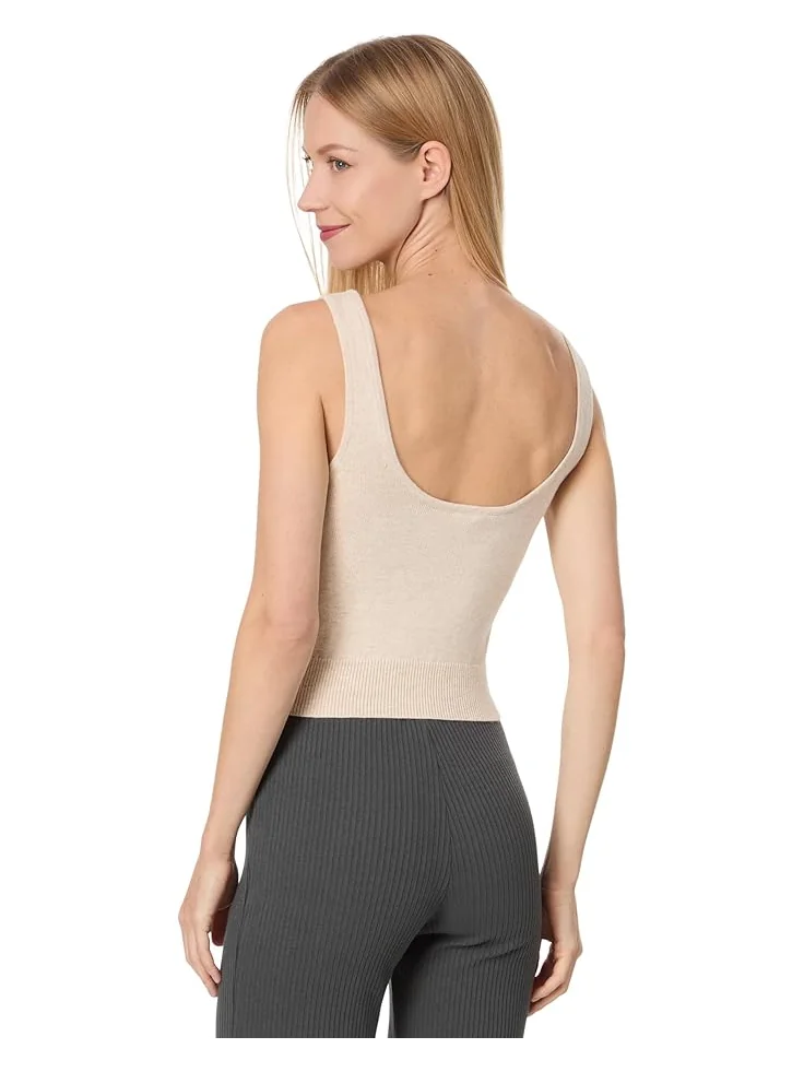 Женский топ Eberjey Recycled Sweater — изображение 2 из 4, овсяный