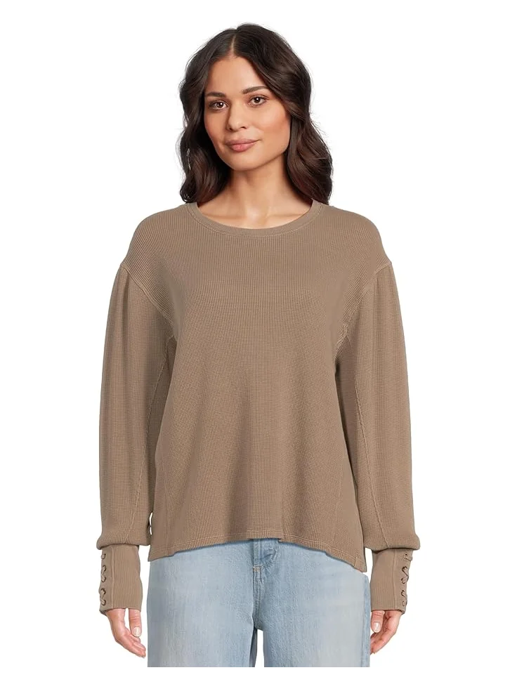 Женский топ Free People Lapis Cuff — изображение 1 из 5, бежевый