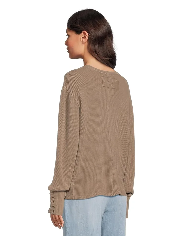 Женский топ Free People Lapis Cuff — изображение 3 из 5, бежевый