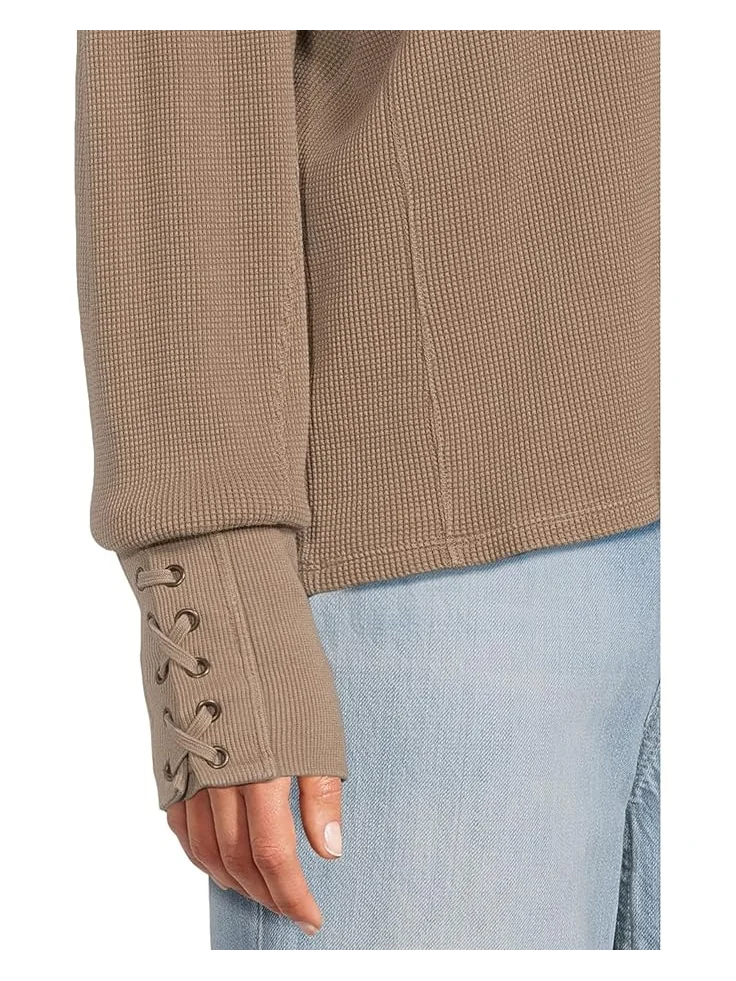 Женский топ Free People Lapis Cuff — изображение 4 из 5, бежевый