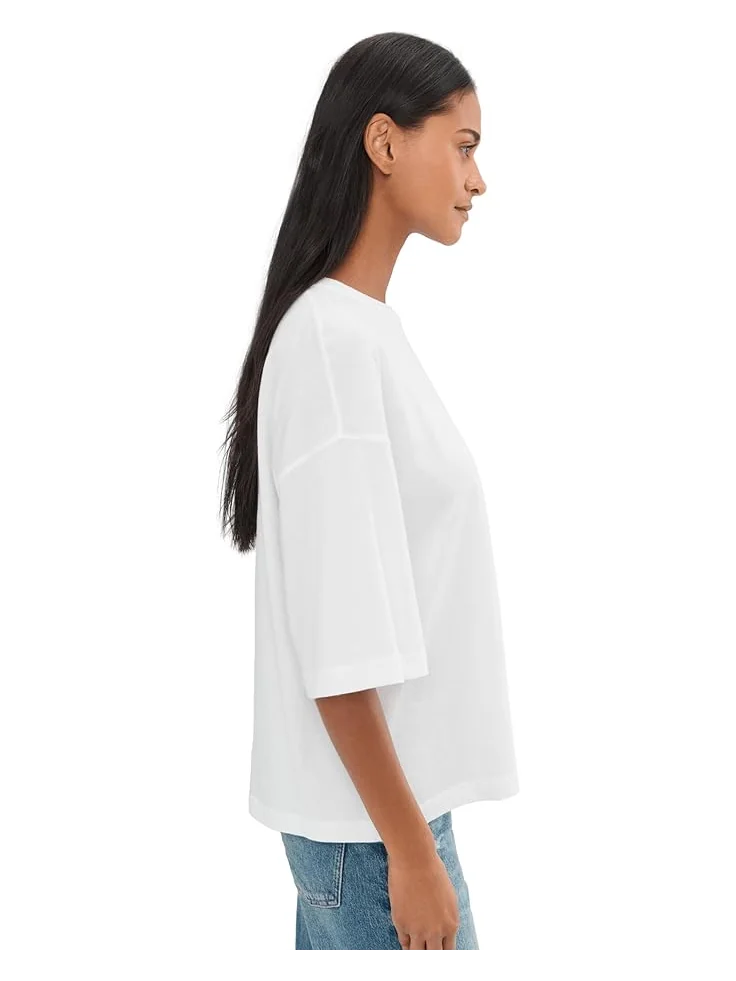 Женская футболка Free People We The Free Perfect Oversized — изображение 3 из 5, белый