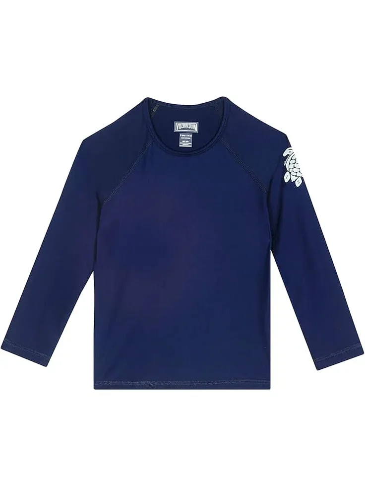 Защитная футболка Glassy Rashguard (для малышей/детей постарше) Vilebrequin Kids — изображение 1 из 1, синий