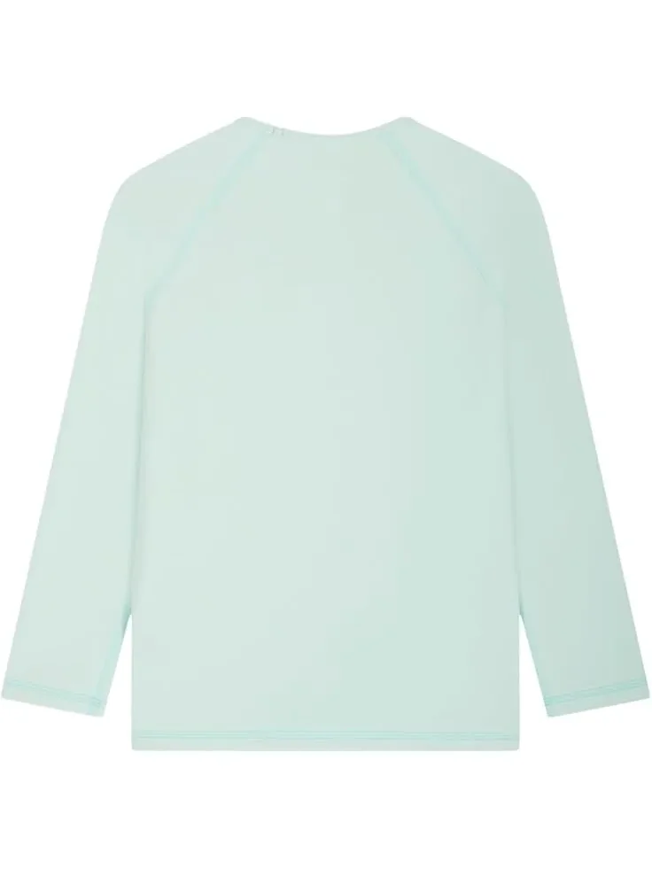 Эластичный 3D-купальник Solid Sculpt Swim 3D Jersey Stretch (для малышей/детей постарше) Vilebrequin Kids, селадон