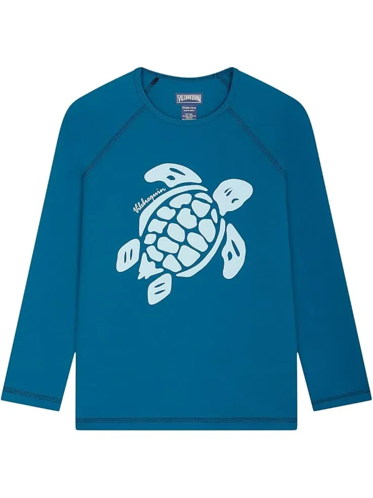 Эластичный 3D-купальник Solid Sculpt Swim 3D Jersey Stretch (для малышей/детей постарше) Vilebrequin Kids