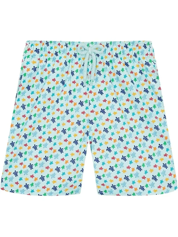Micro Ronde Des Tortues Rainbow Stretch (для малышей/детей постарше) Vilebrequin Kids — изображение 1 из 2, якиманский синий