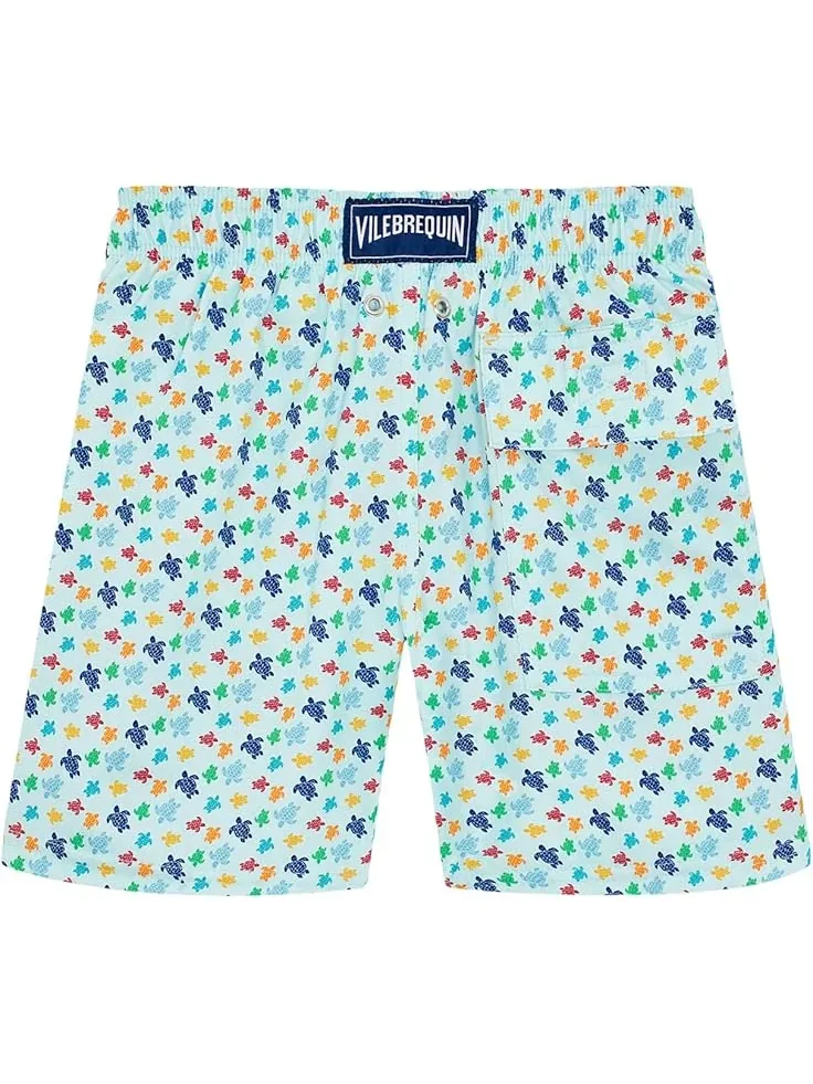 Micro Ronde Des Tortues Rainbow Stretch (для малышей/детей постарше) Vilebrequin Kids — изображение 2 из 2, якиманский синий