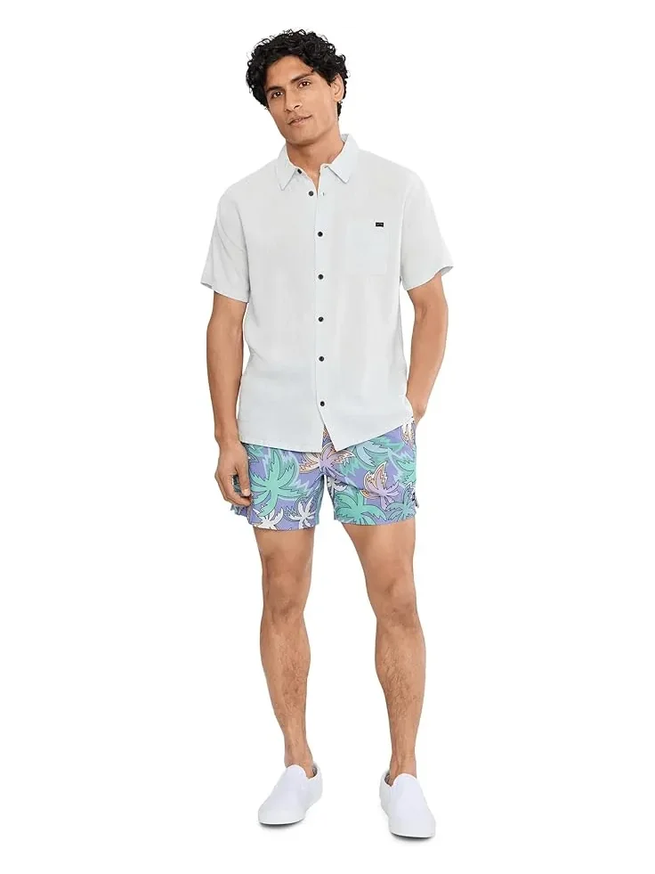 Men's SAXX UNDERWEAR Oh Buoy 2-in-1 5" Volley — изображение 2 из 5, фиолетовый