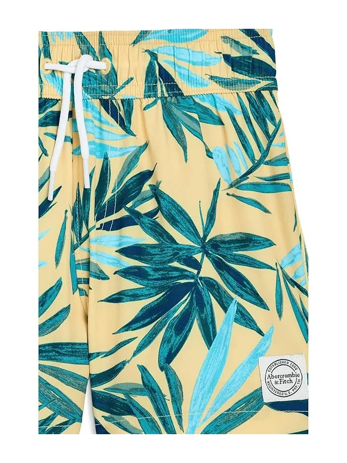 Плавки Core Poly Swim Trunks abercrombie kids — изображение 3 из 3, кремовый