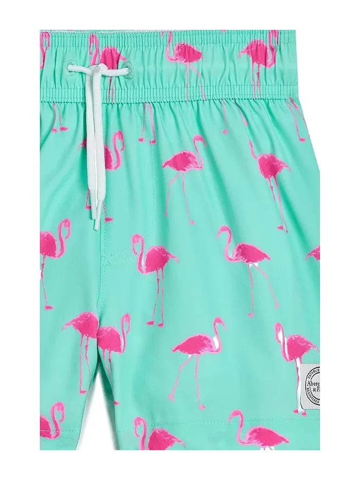 Плавки Core Poly Swim Trunks abercrombie kids — изображение 3 из 3, пляжное стекло