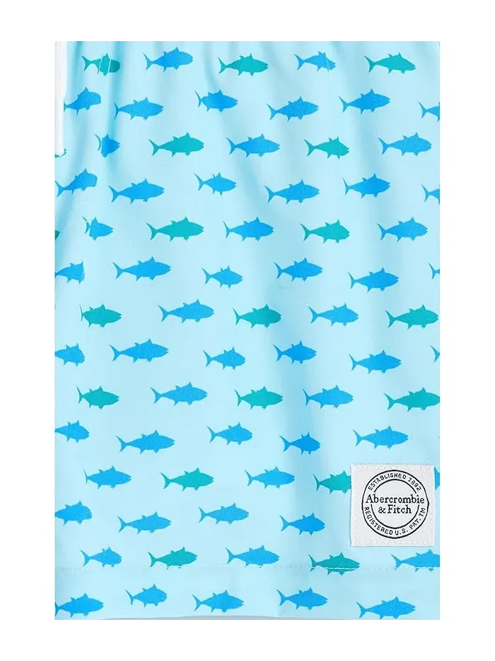 Плавки Core Poly Swim Trunks abercrombie kids — изображение 3 из 3, голубой