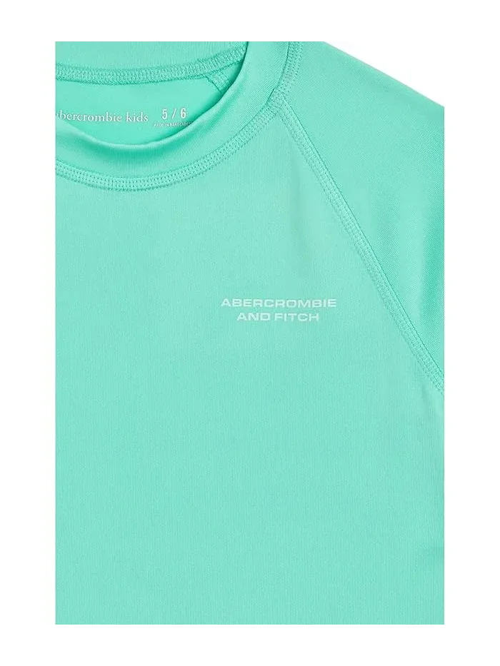 Рашгард Core Short Sleeve abercrombie kids — изображение 3 из 3, пляжное стекло