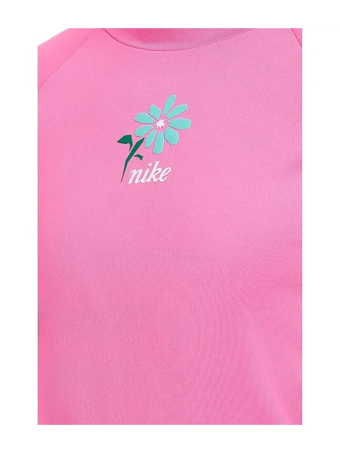 Футболка с длинным рукавом Dri-Fit UV Nike Kids — изображение 3 из 3, розовый