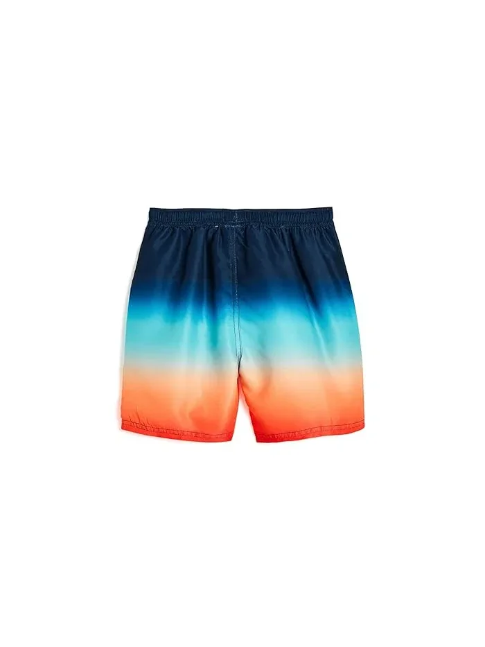 Плавки Gradient Swim Trunks Deux par Deux — изображение 2 из 3, синий/оранжевый