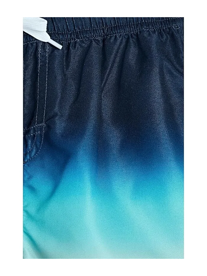 Плавки Gradient Swim Trunks Deux par Deux — изображение 3 из 3, синий/оранжевый