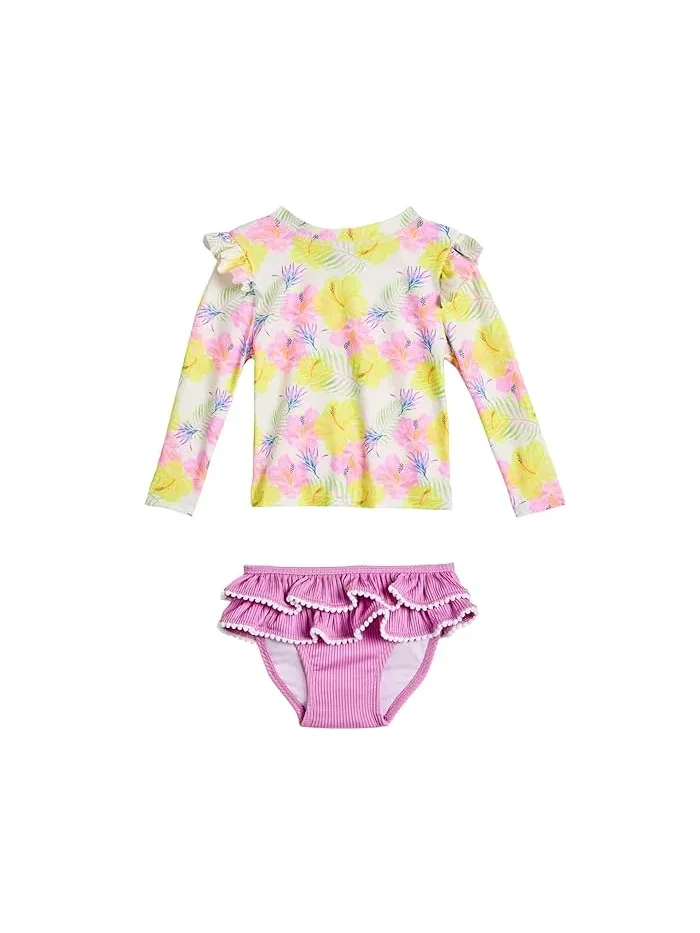 Купальник с воланами Aloha Vacay Recycled Ruffle Set Snapper Rock Kids