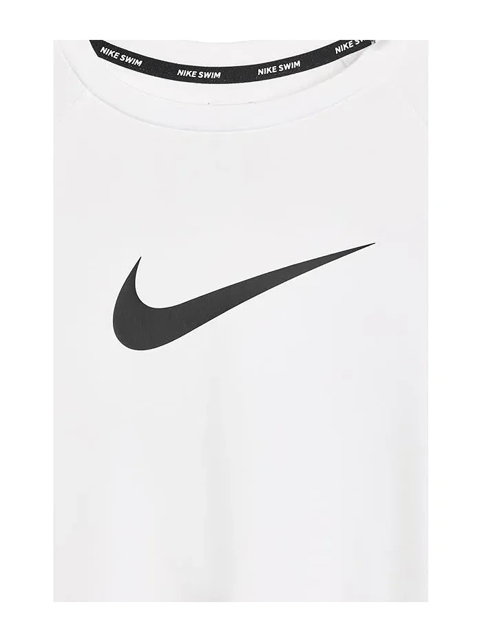 Футболка с длинным рукавом Hydroguard Essential Dri-Fit UV Nike Kids — изображение 3 из 3, белый