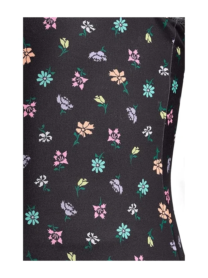 Купальник слитный U-Back Crafted Blooms Nike Kids — изображение 3 из 3, черный