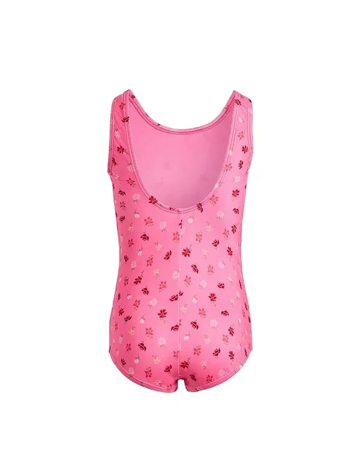 Купальник U-Back Crafted Blooms Nike Kids — изображение 2 из 3, розовый