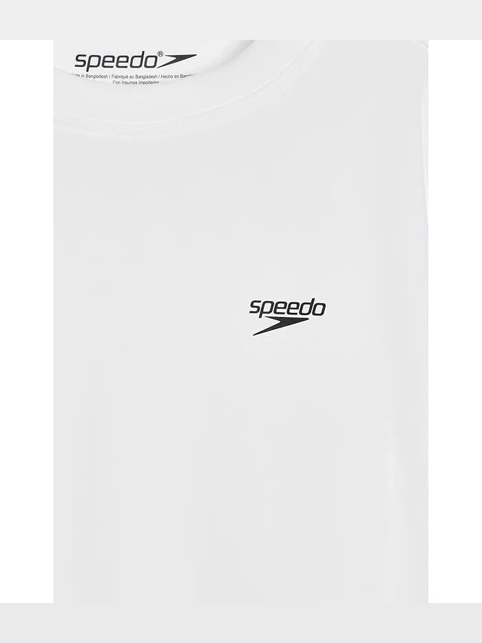 Футболка для плавания с длинным рукавом UV Swim Shirt Speedo Kids — изображение 3 из 3, белый