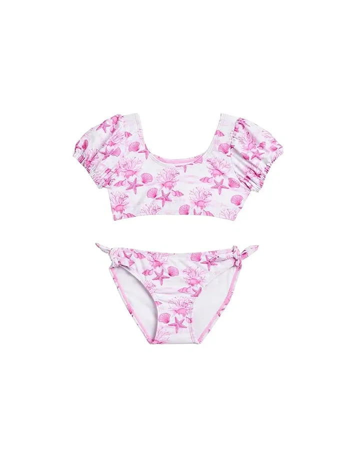 Купальник бикини с рукавами-фонариками Lagoon Puff Sleeve Bikini Snapper Rock Kids