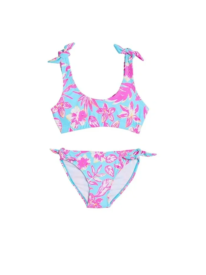 Бикини Snapper Rock Kids Tropical Glow Recycled Crop