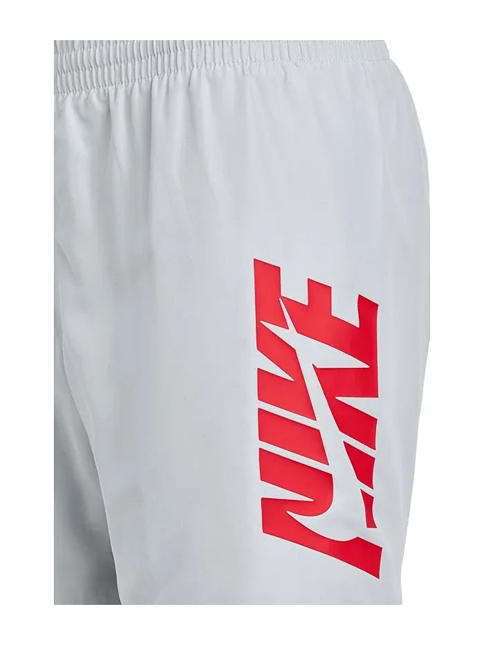Плавки Nike Kids Breaker Cutout Swoosh 4" Brief Lined Volley — изображение 3 из 3, серый