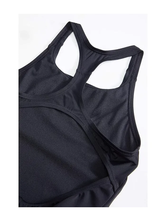 Купальник слитный Essential Racerback Nike Kids — изображение 2 из 2, черный