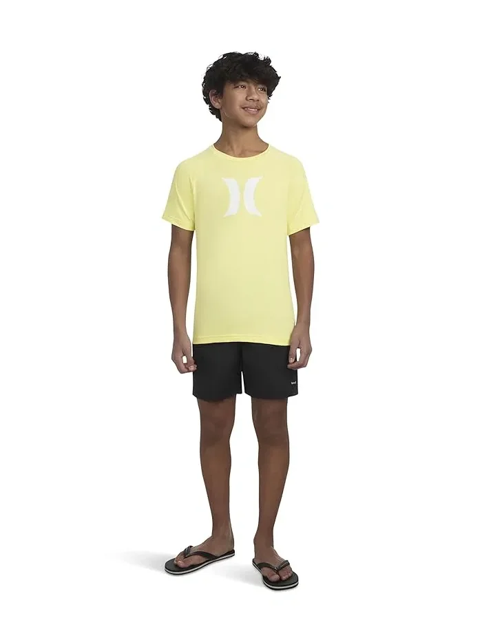Рашгард Icon UPF 50+ Hurley Kids — изображение 2 из 4, желтый