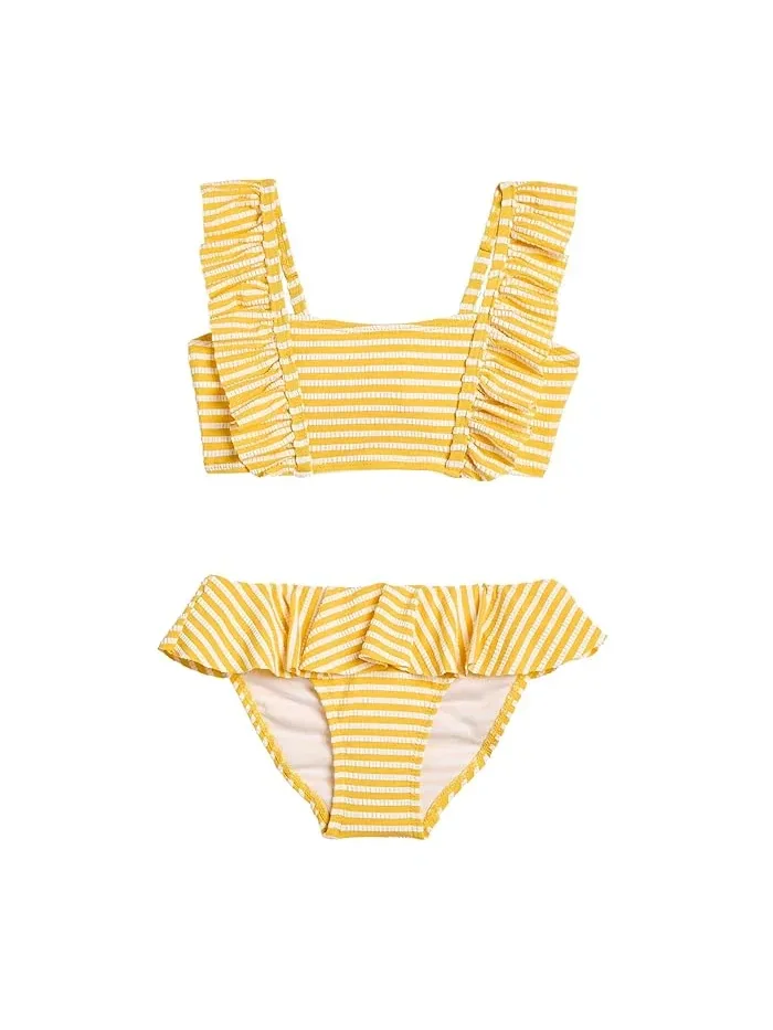 Купальник бикини Sunshine Stripe с оборками Snapper Rock Kids