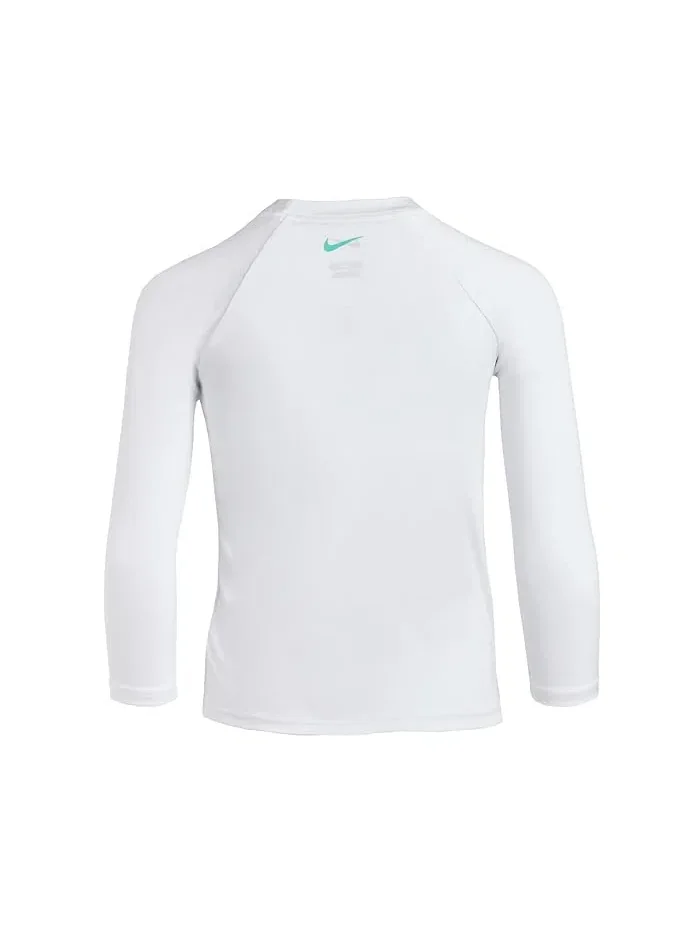 Купальный костюм Long Sleeve Hydroguard Top & 5" Volley Short Set Nike Kids — изображение 2 из 3, черный