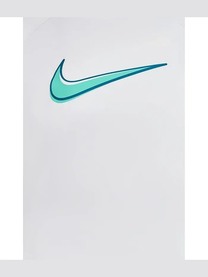 Купальный костюм Long Sleeve Hydroguard Top & 5" Volley Short Set Nike Kids — изображение 3 из 3, черный