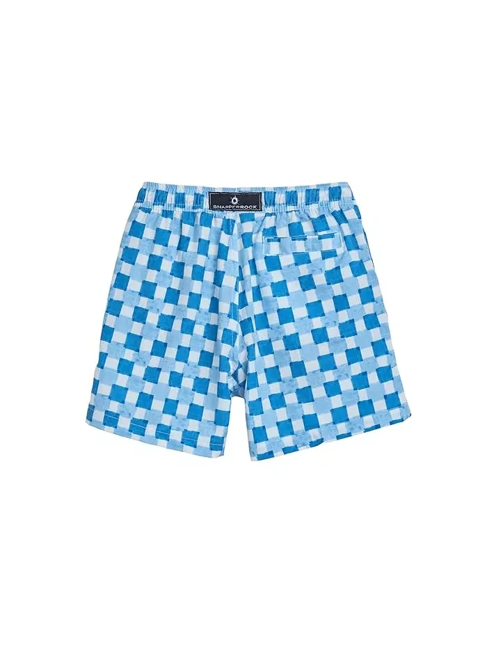 Плавки Ocean Grid Swim Shorts Snapper Rock Kids — изображение 2 из 3, синий